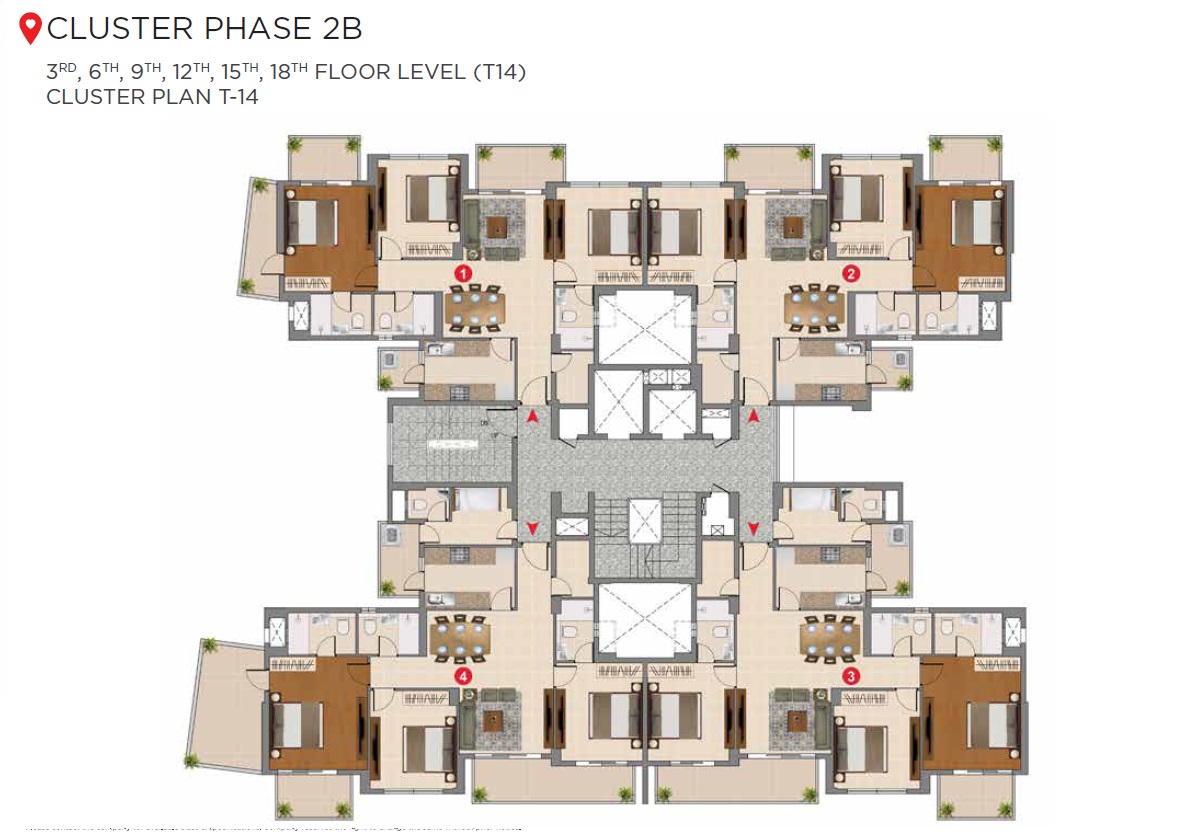 2BHK Floor Plan Hero Homes